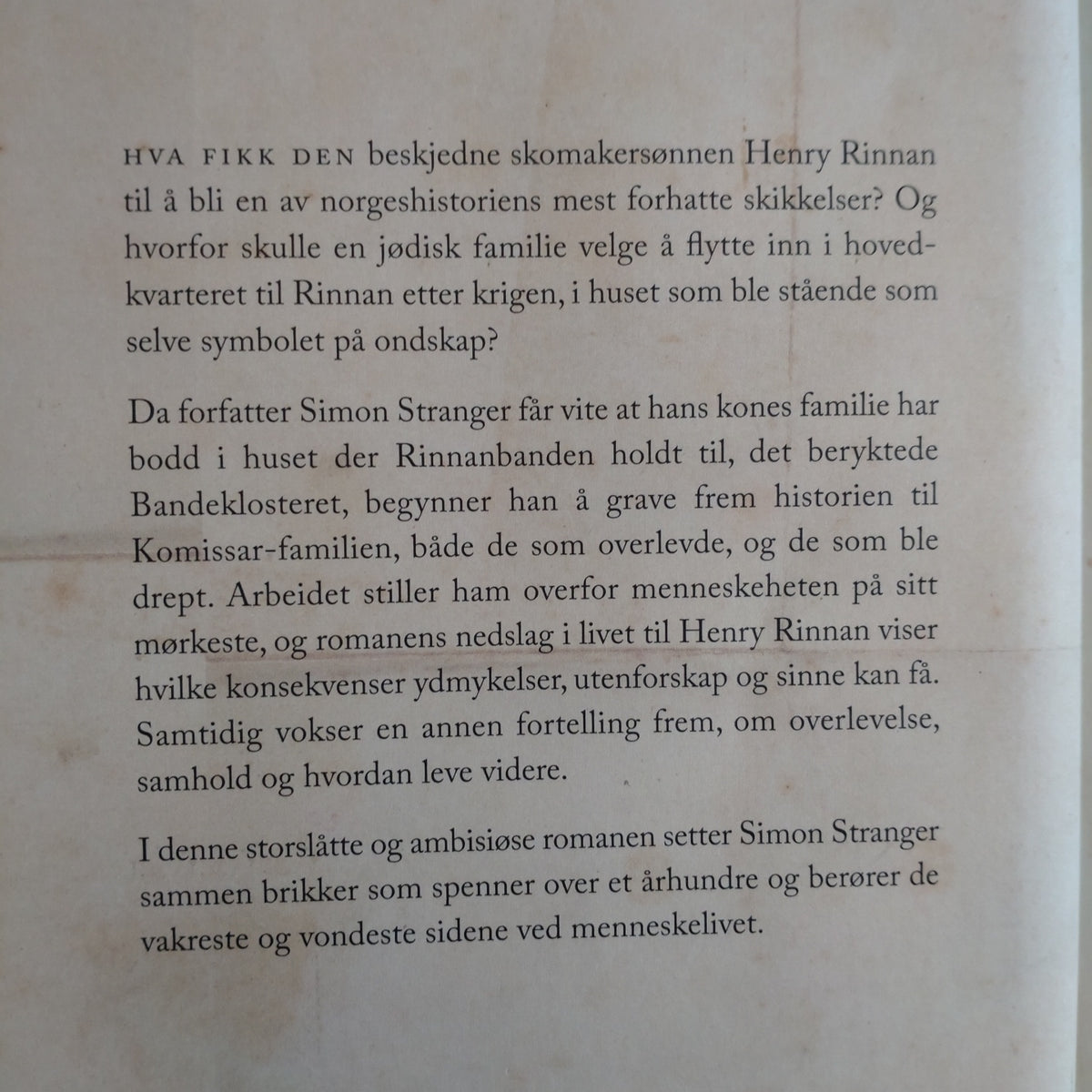 Stranger, Simon: Leksikon om lys og mørke