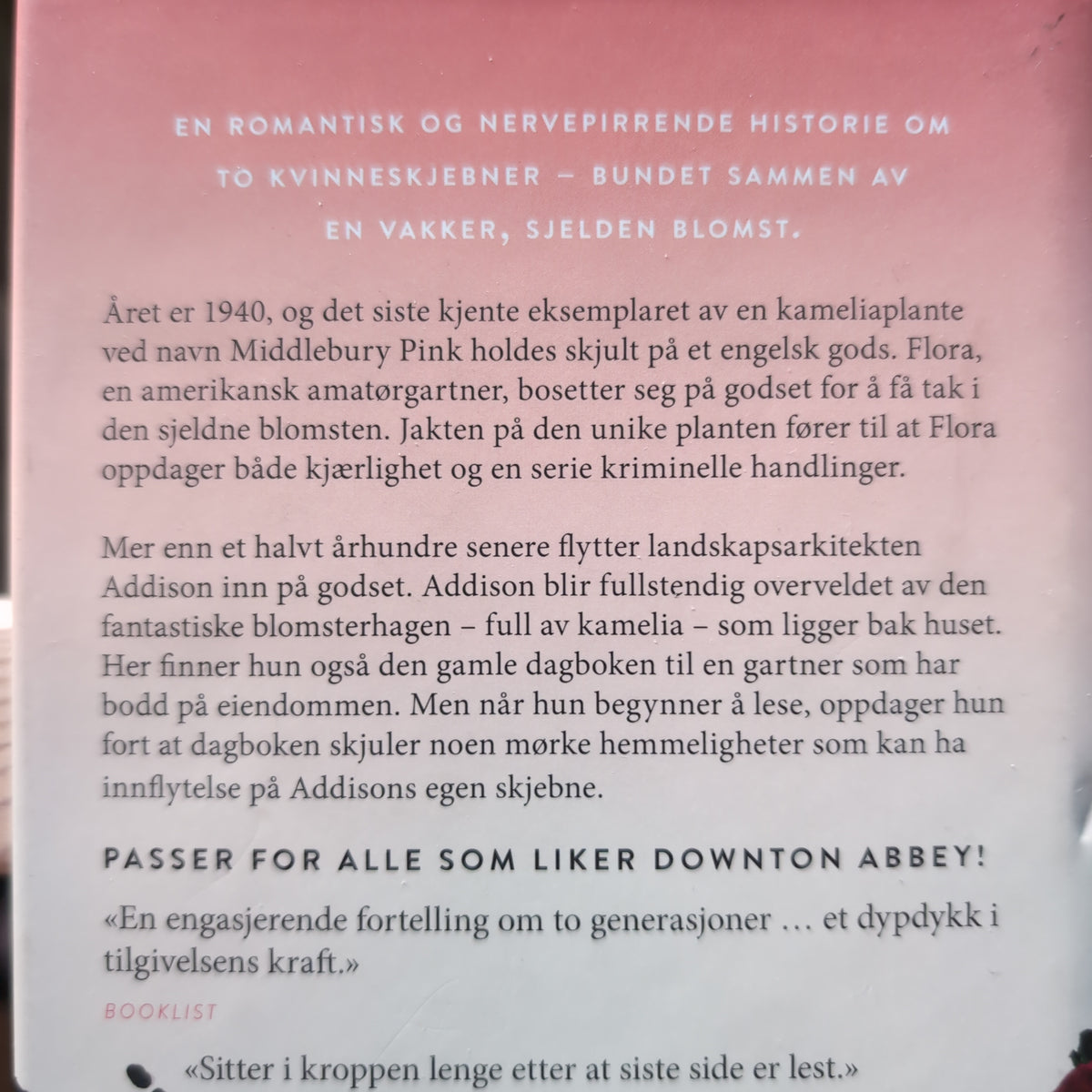 Jio, Sarah: Den siste kamelia