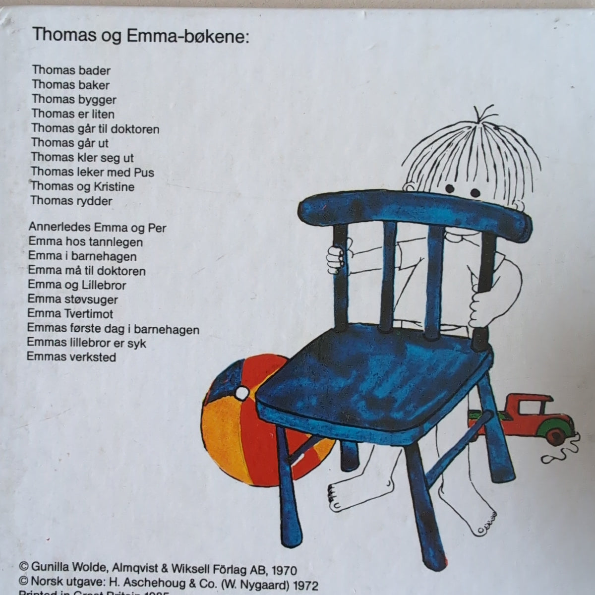 Wolde, Gunilla: Thomas rydder