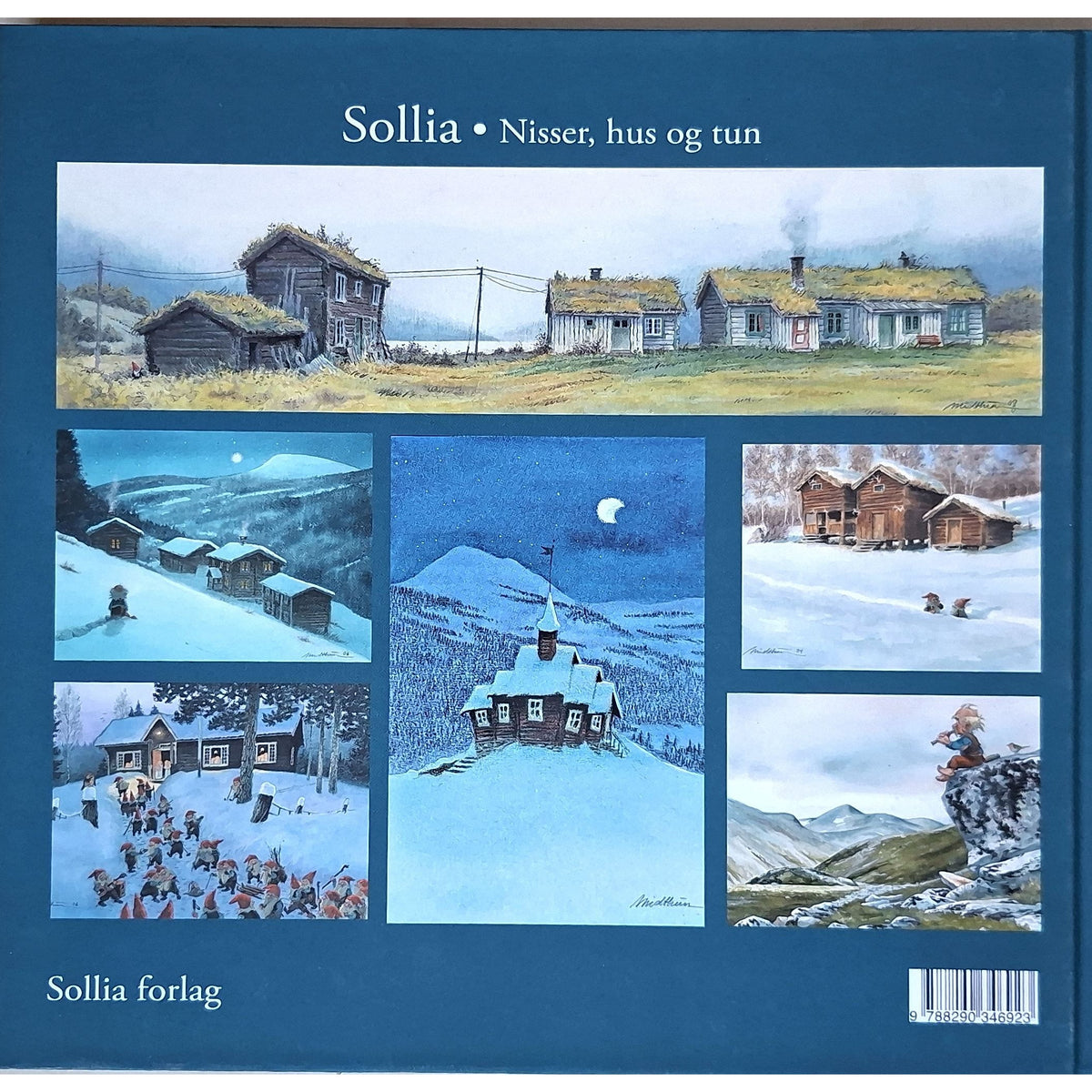 Sollia - Nisser, hus og tun, bakside