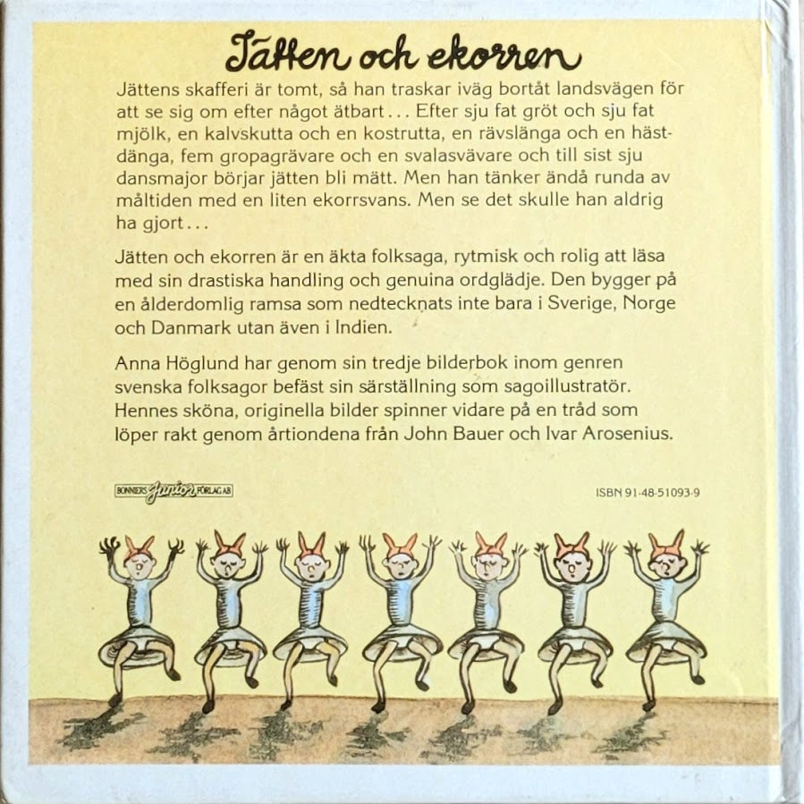 Höglund, Anna: Jätten och ekorren (svensk)