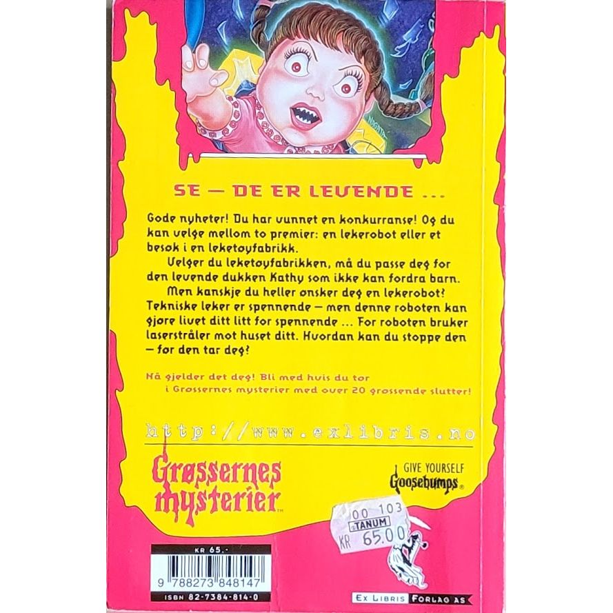Stine, R.L.: Grøssernes mysterier 20 - Farlig leketøy