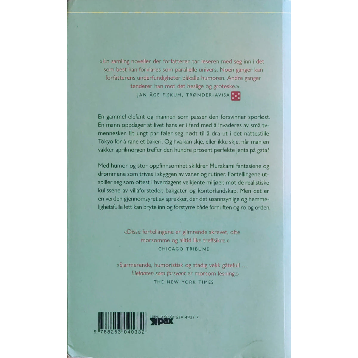 Elefanten som forsvant, brukte bøker av Haruki Murakami