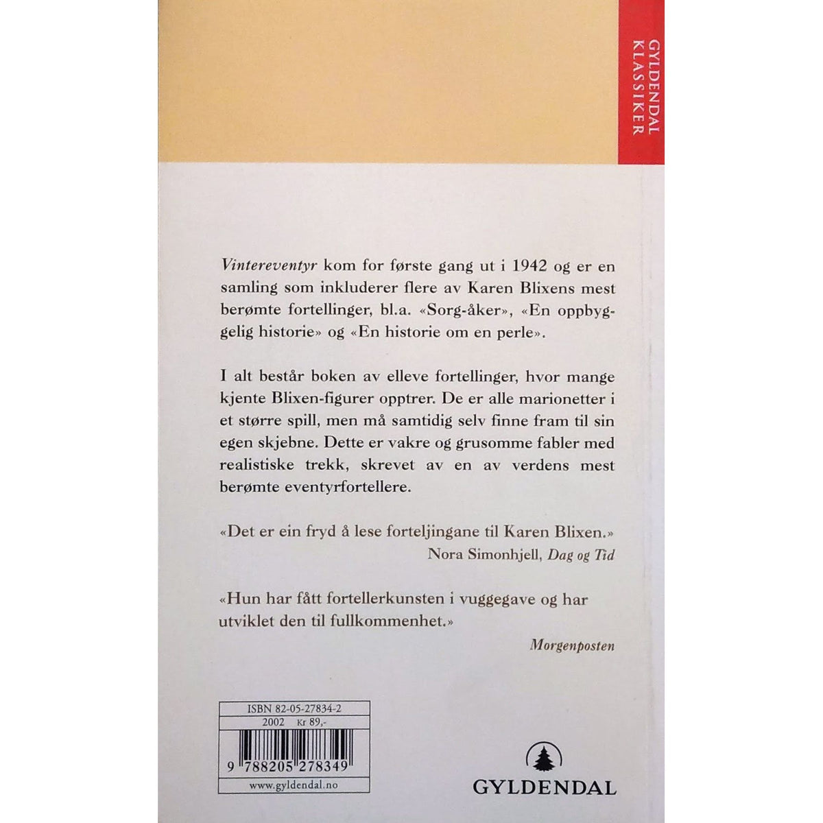 Karen Blixen. Vintereventyr. Brukte bøker av Karen Blixen