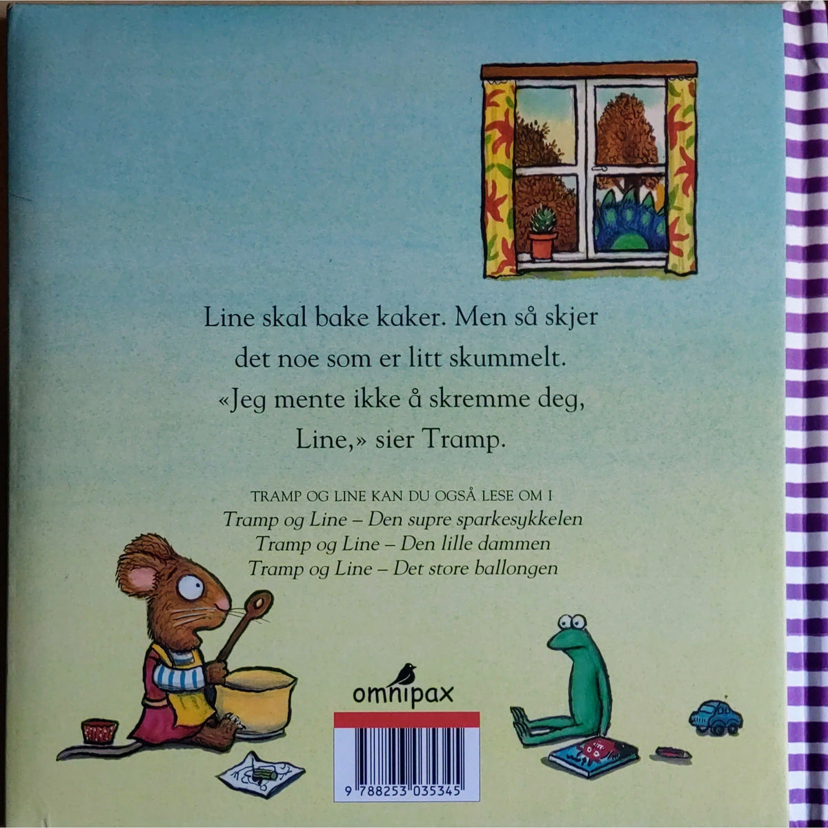 Tramp og Line - Det skumle monsteret. Brukte bøker av Axel Scheffler