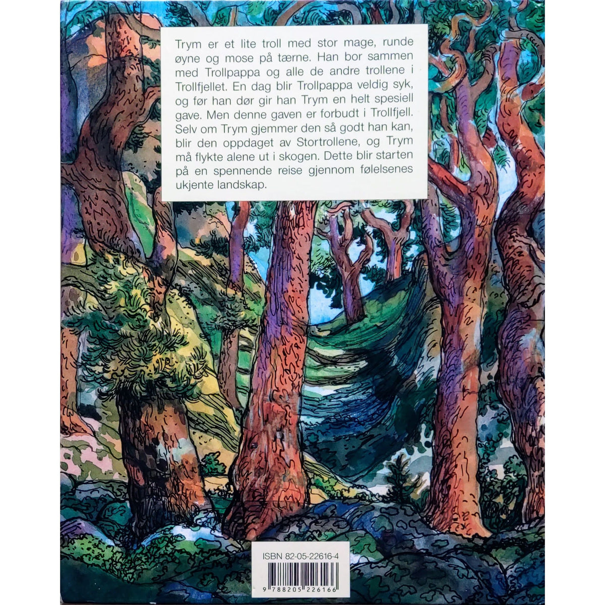 Trollet Trym og den hemmelige farven. Brukte bøker av Linn Stokke
