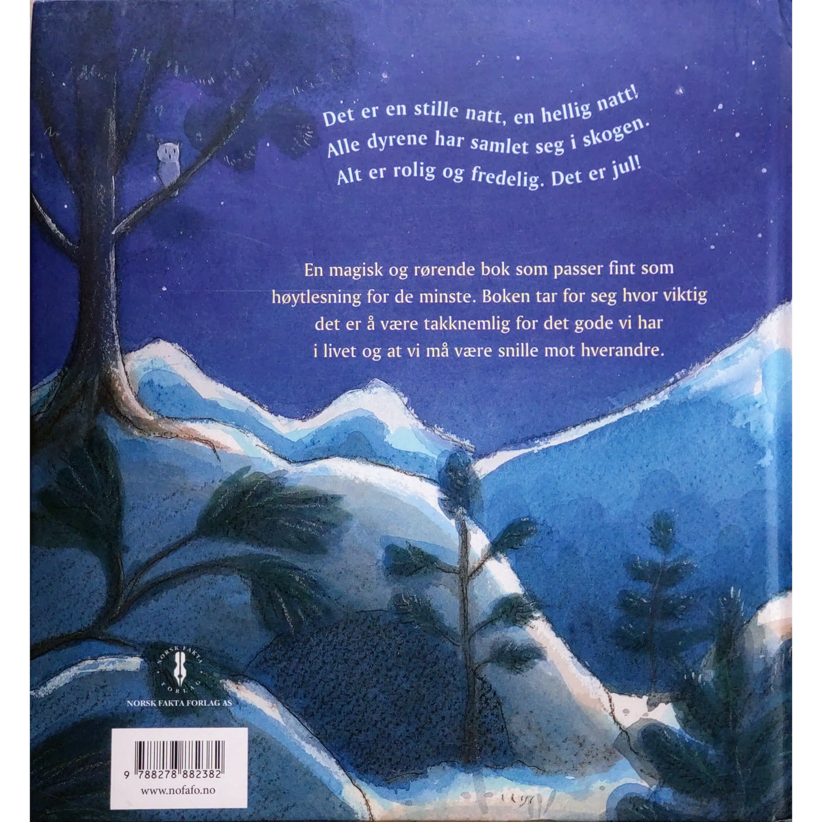 Stille natt. Brukte bøker av Julia Groom og Tim Warnes. Julebok