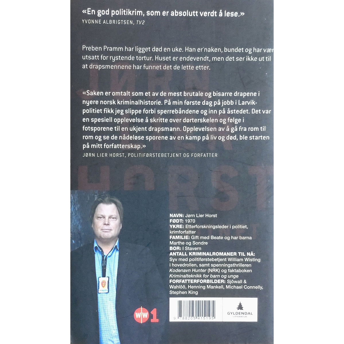 Nøkkelvitnet - William Wisting bok 1 - Brukte bøker av Jørn Lier Horst