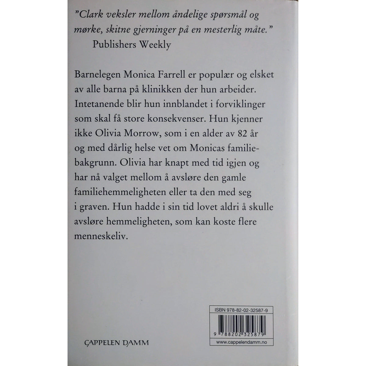 Skyggen av ditt smil. Brukte bøker av Mary Higgins Clark