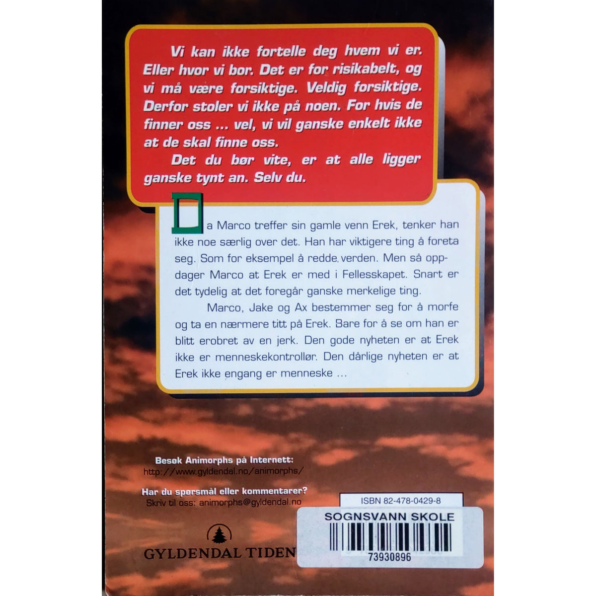 Androiden - Animorphs #10, brukte bøker av K.A. Applegate