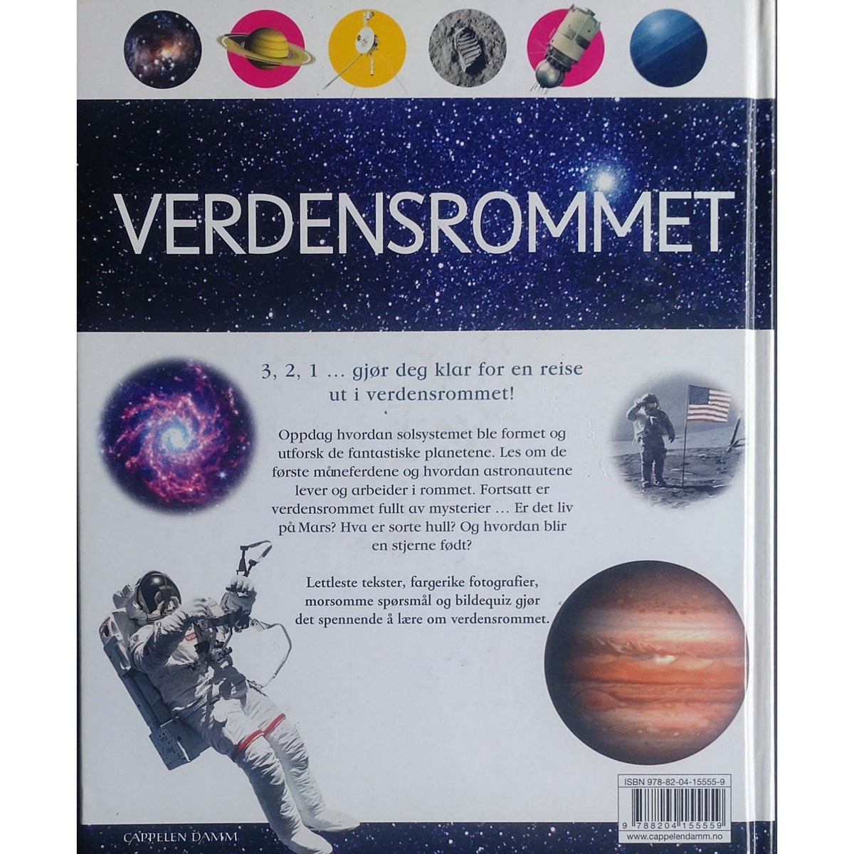 Verdensrommet, brukte bøker om solsystemer, planeter og romfart