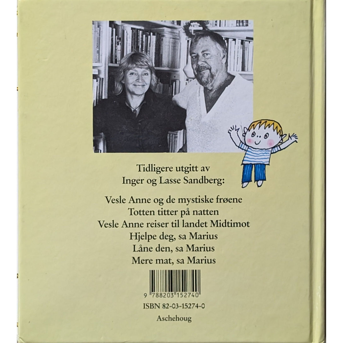 Finne den, sa Marius, brukt bøker av Inger og Lasse Sandberg