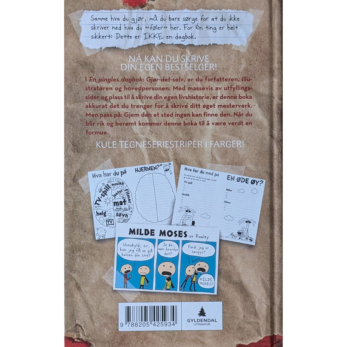 En pingles dagbok - Gjør det selv - Brukte barnebøker av Jeff Kinney