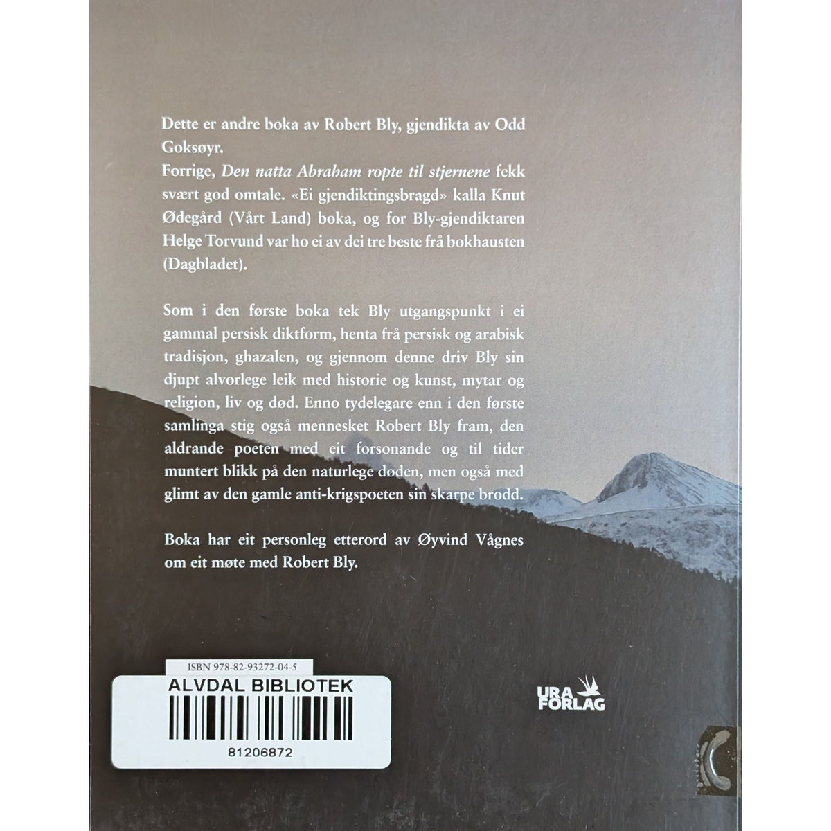 Dei dømde meg til tusen år i glede. Brukte bøker av Robert Bly.