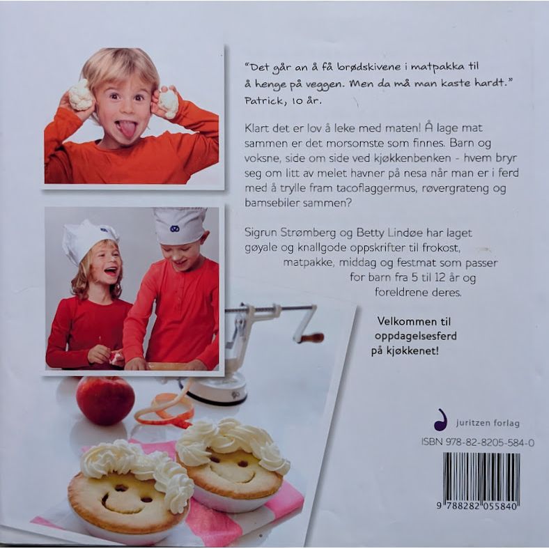 Kjøtthuer og pølsetryner. Brukt kokebok av Betty-Eiléen Lindøe.