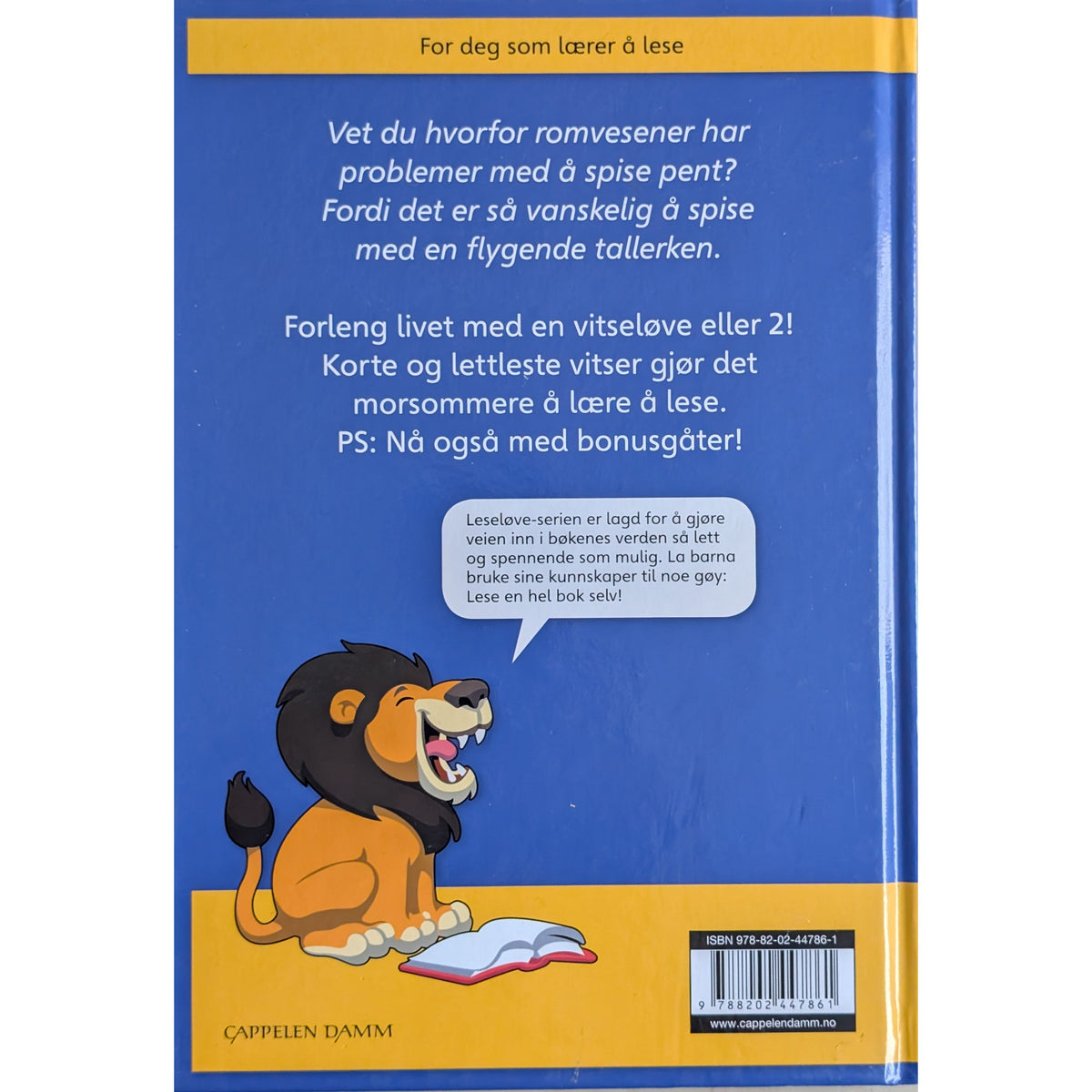 Min første leseløve - Vitseløve 2. Bonus! Nå med Gåter! - brukt bok