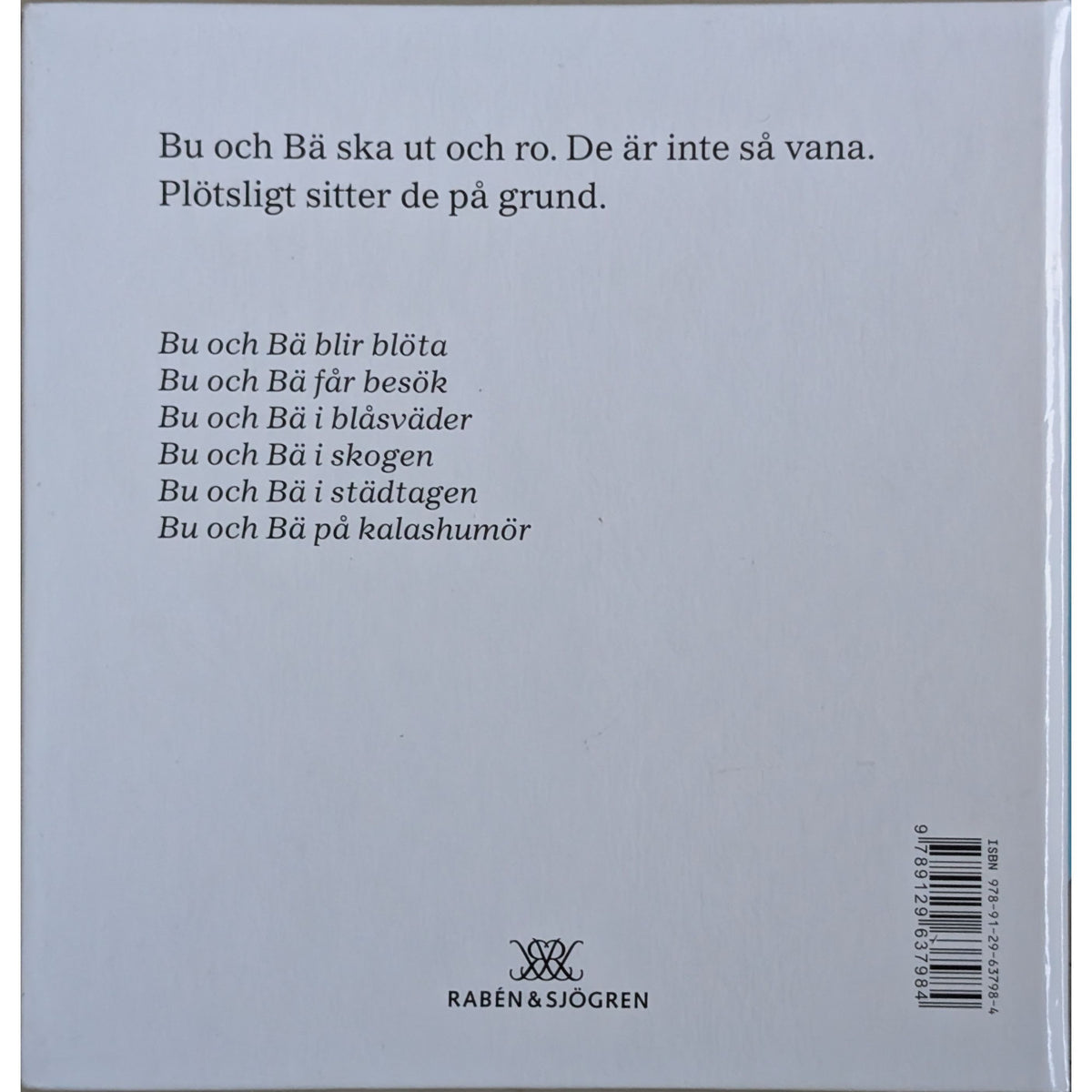 Bu och Bä på sjön, brukte bøker av Olof og Lena Landström hos Inventaret