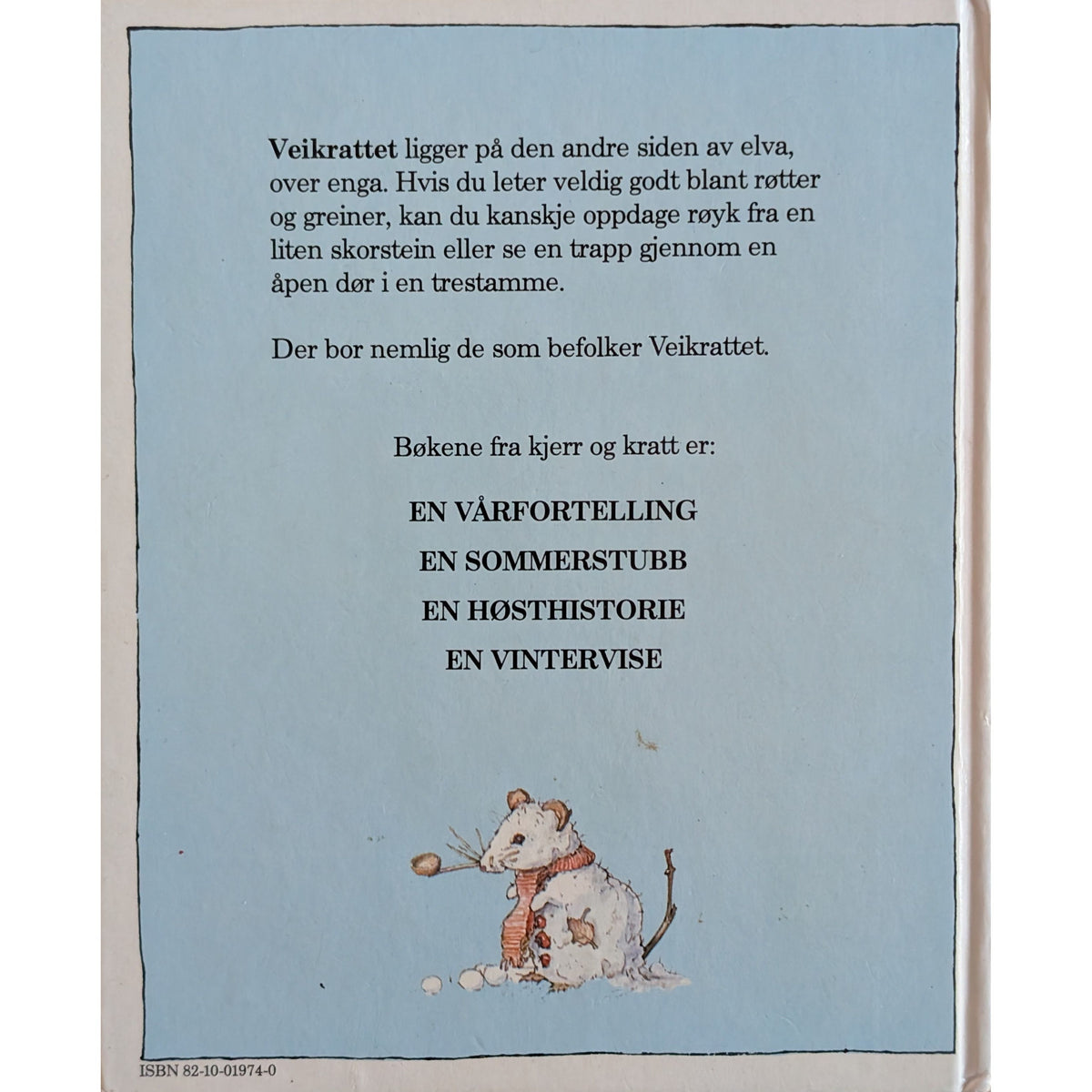 Brukte barnebøker av Jill Barklem: Fra kjerr og kratt - En vintervise