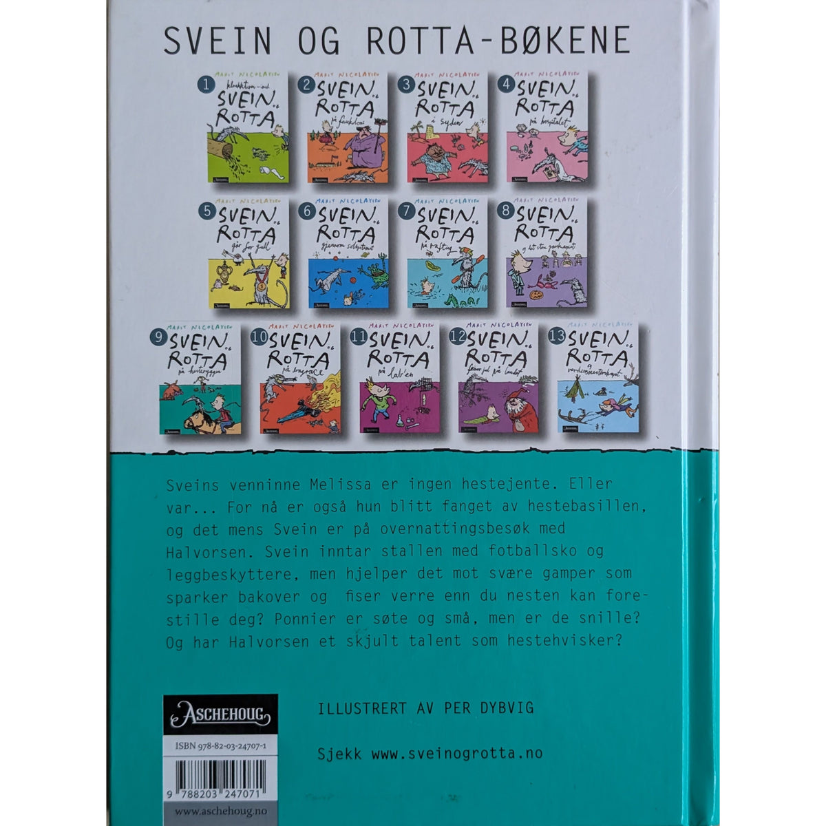 Svein og Rotta på hesteryggen. Brukte barnebøker av Marit Nicolaysen