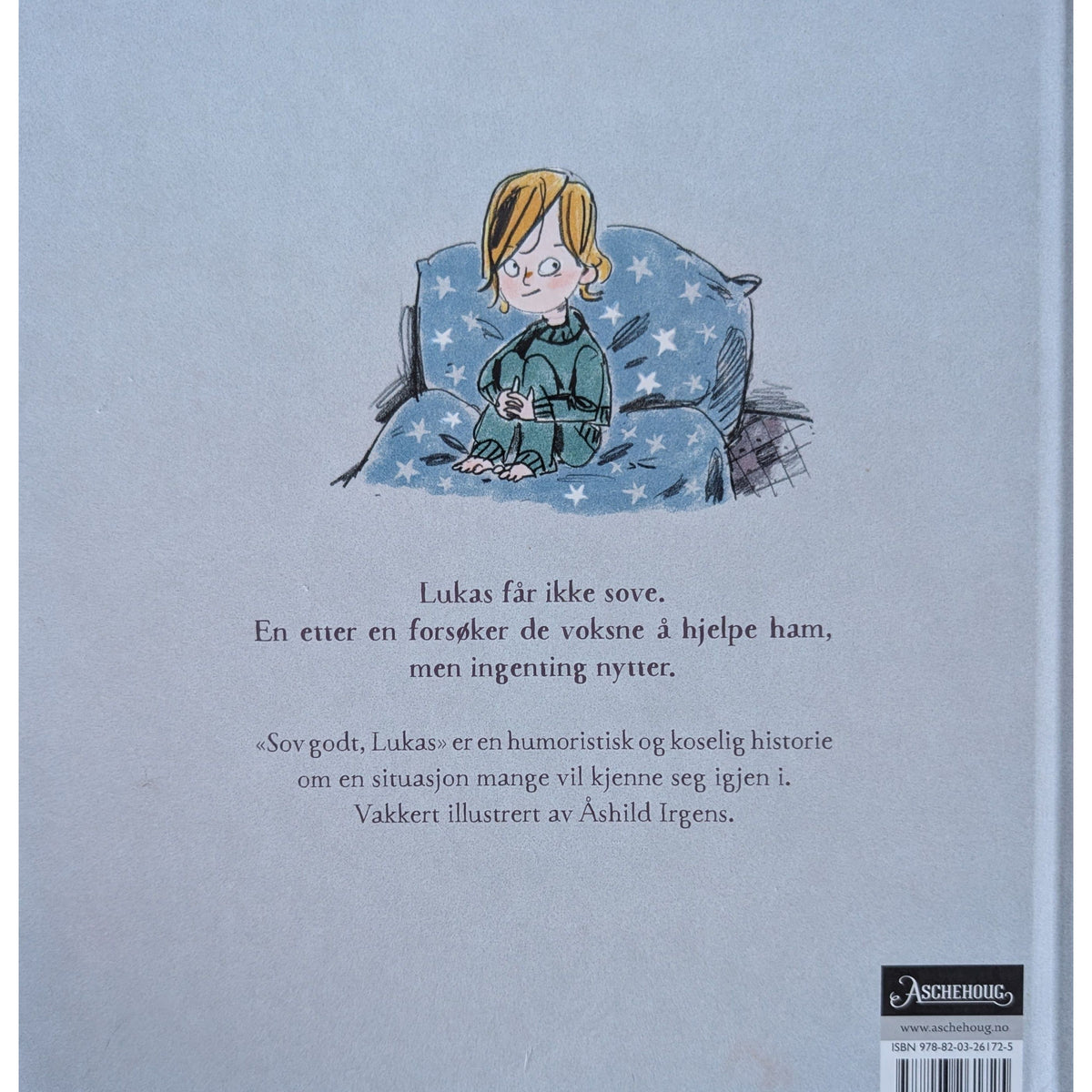 Sov godt, Lukas. Brukte barnebøker av Johan B. Mjønes og Åshild Irgens