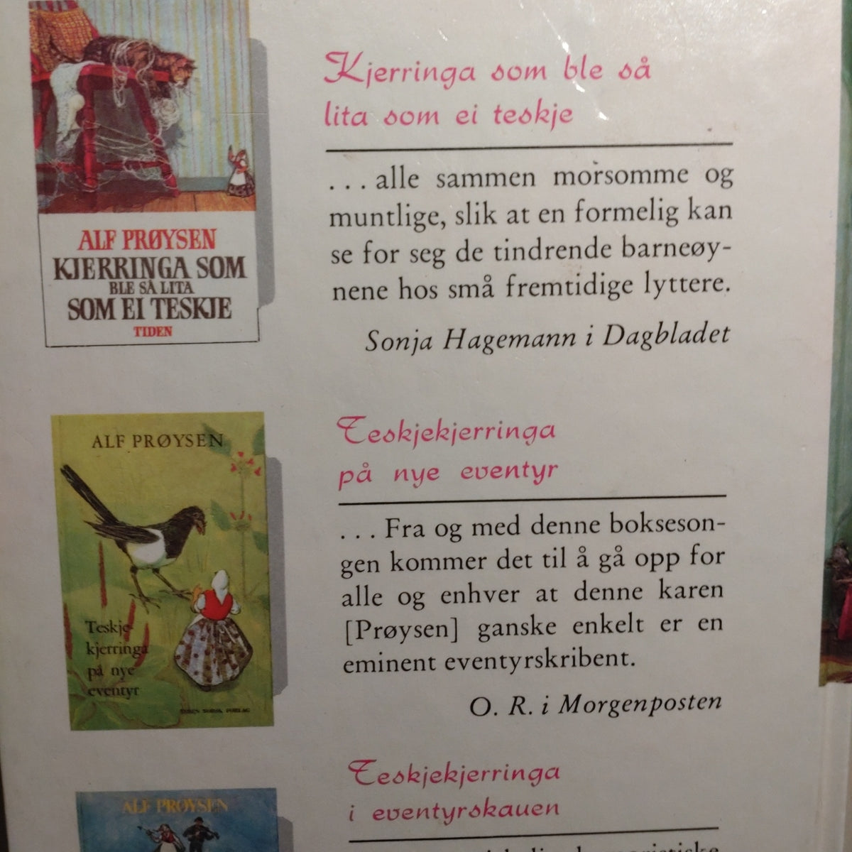 Prøysen, Alf: Kjerringa som ble så lita som ei teskje