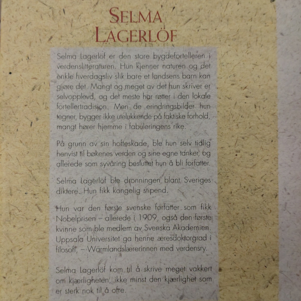 Lagerlöf, Selma: Julefortellinger og legender