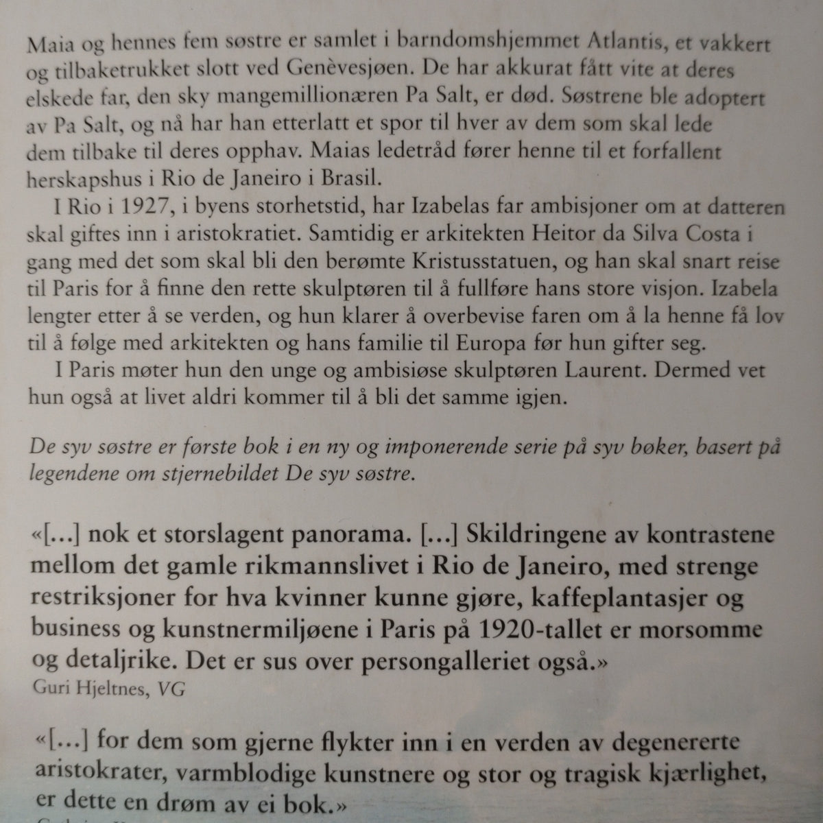 Riley, Lucinda: De syv søstre (De syv søstre 1)