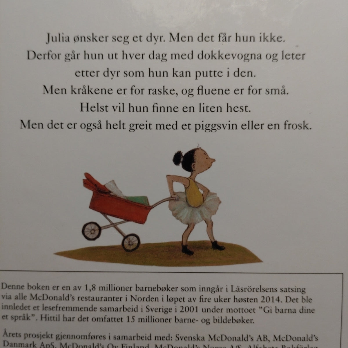 Lindgren, Barbro: Julia ønsker seg et dyr