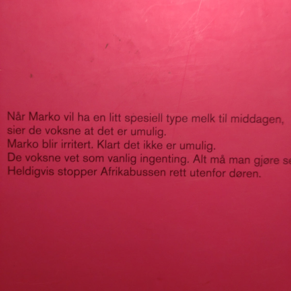 Loe, Erlend: Rumpemelk fra Afrika