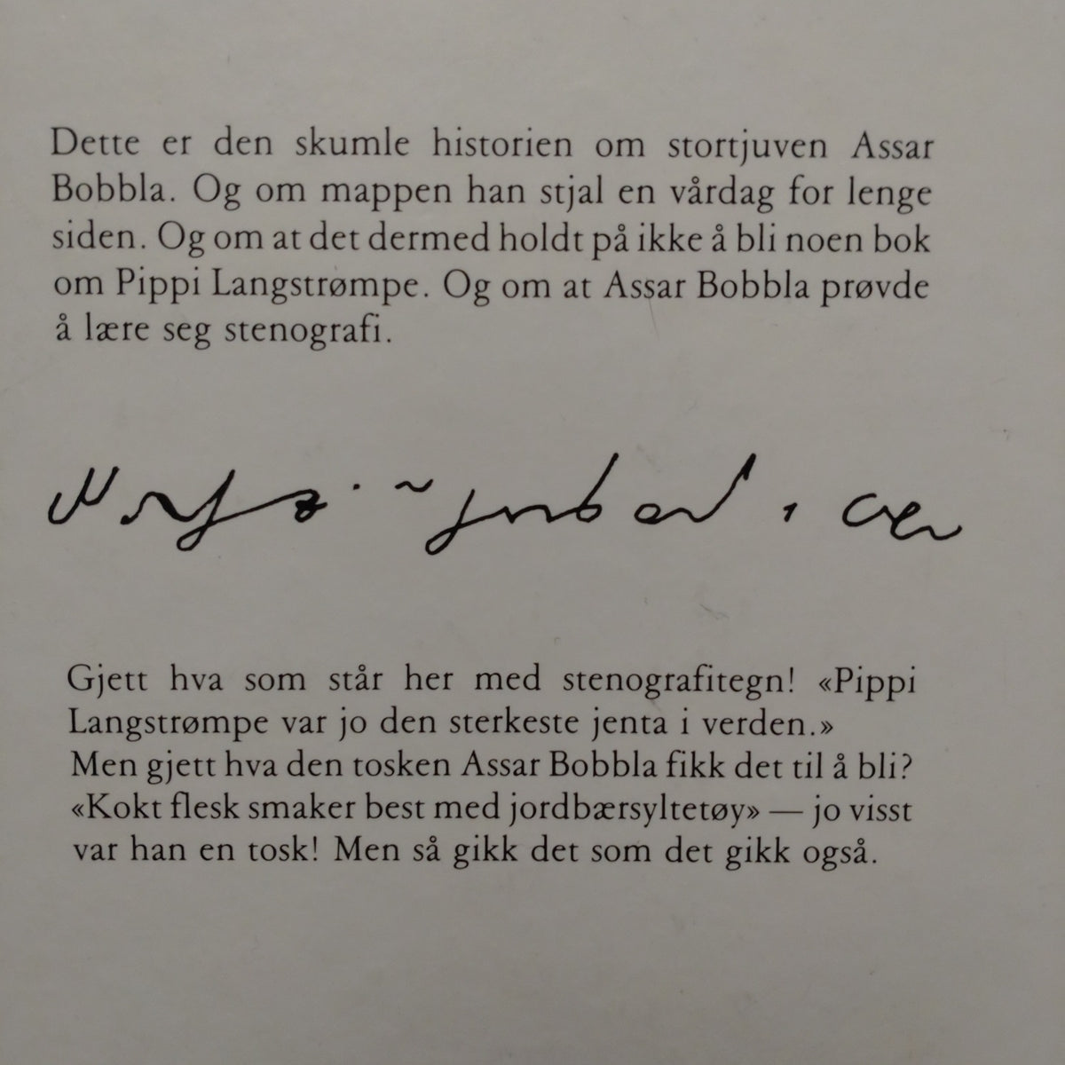 Lindgren, Astrid: Assar Bobbla