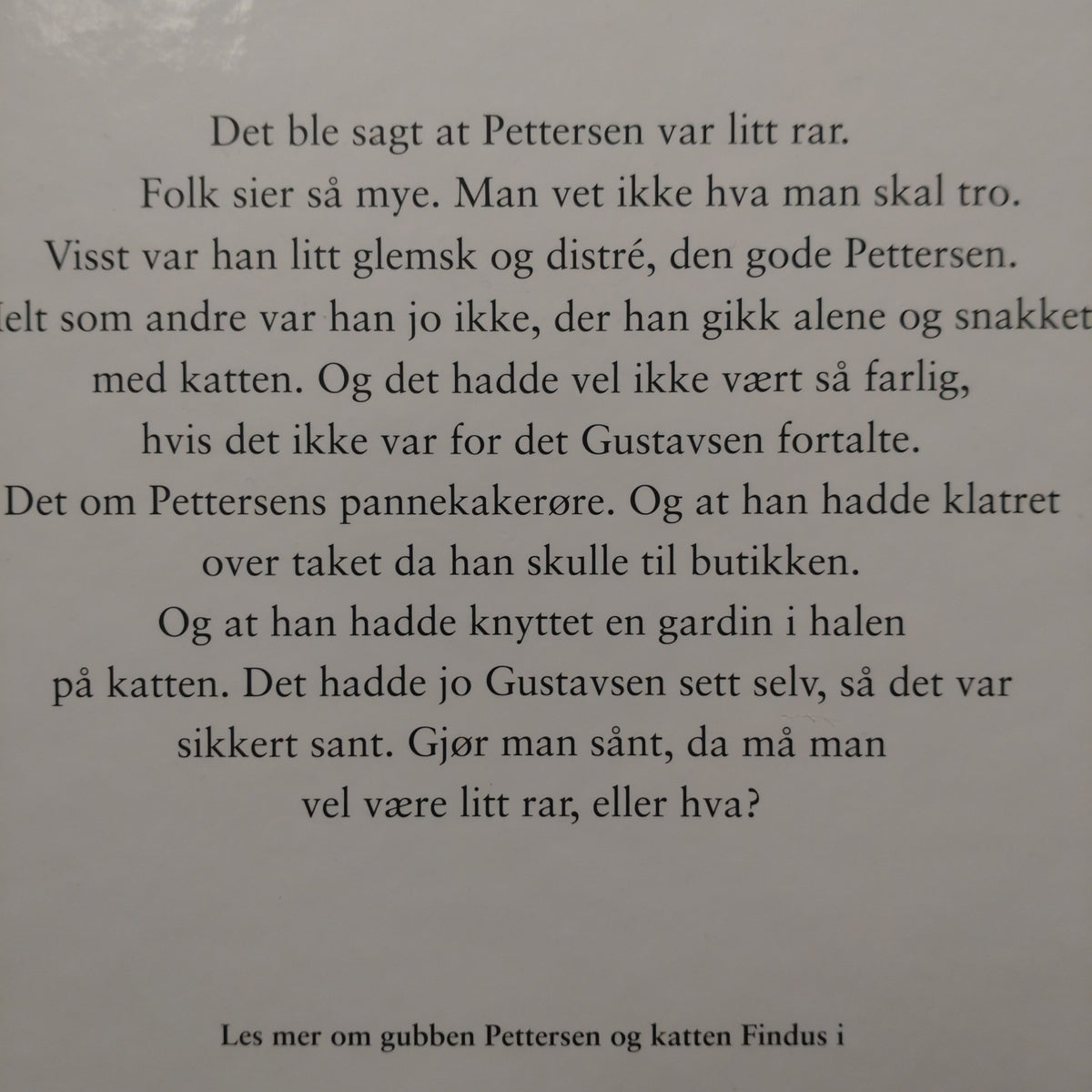 Nordqvist, Sven: Pannekakerøre