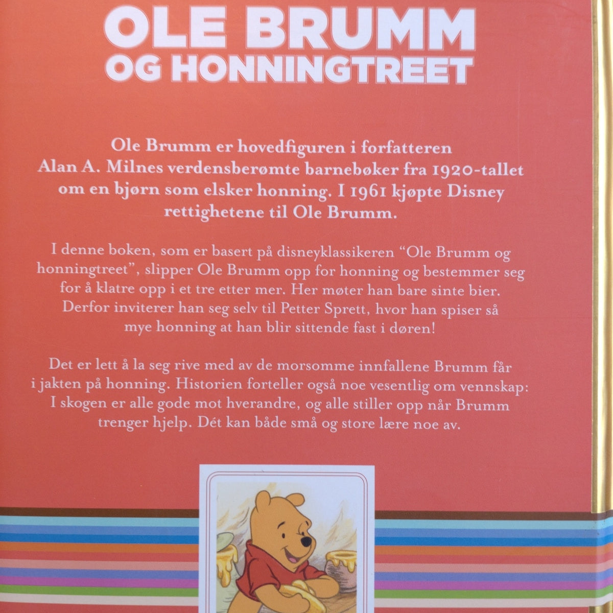 Disney: Ole Brumm og honningtreet. Brukte bøker om Ole Brumm