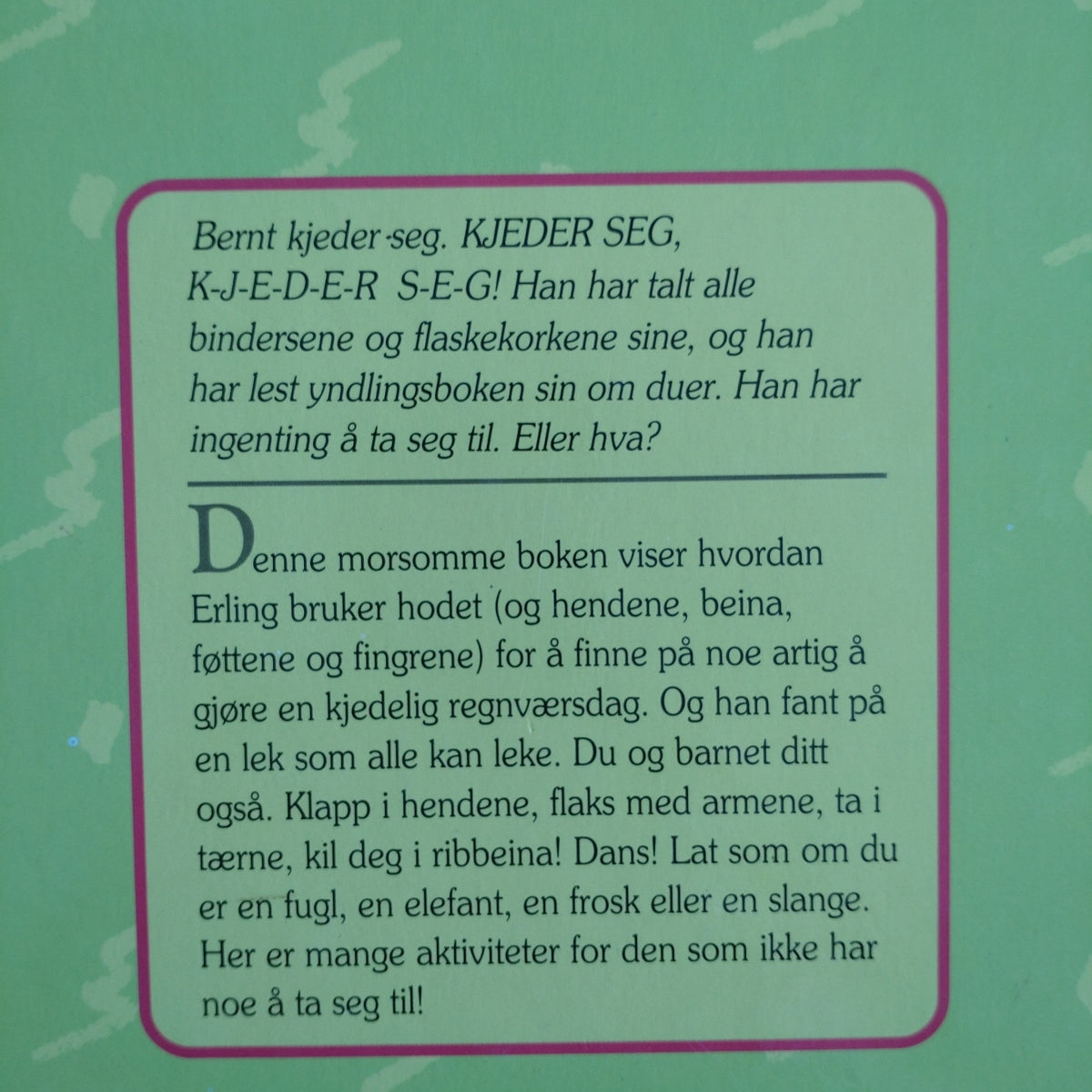 Sesam stasjon - Erlings regnværslek