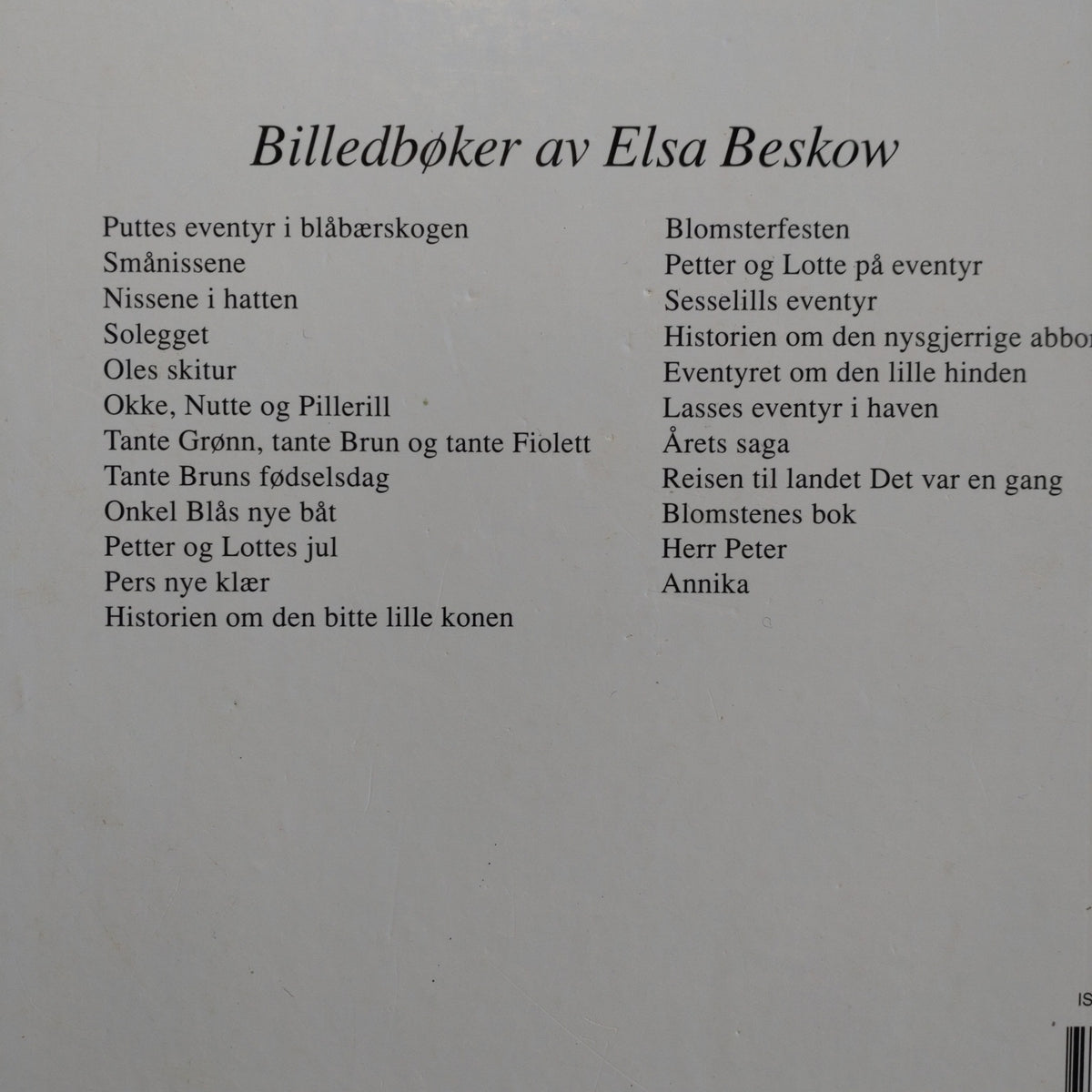 Beskow, Elsa: Onkel Blås nye båt