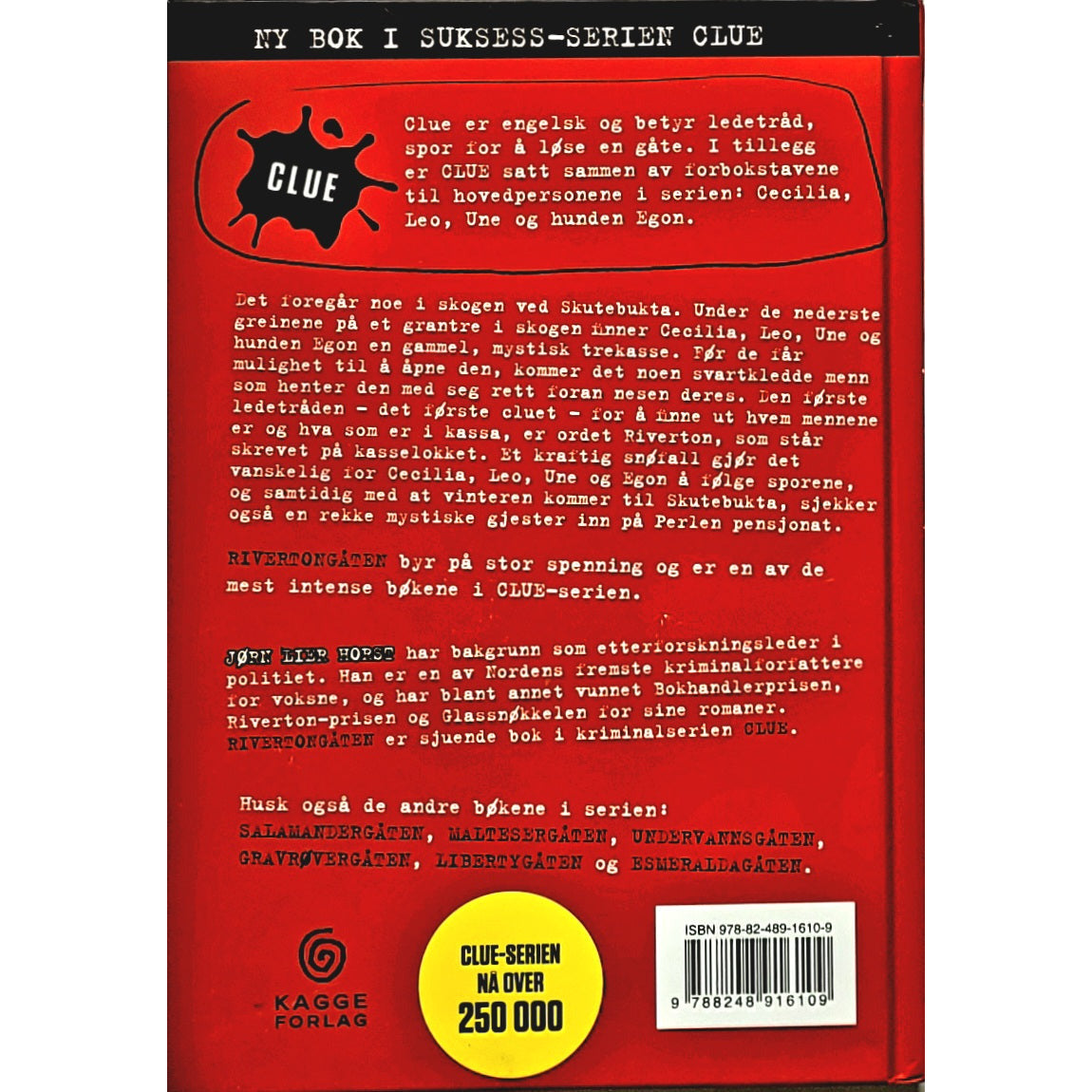 Horst, Jørn Lier: Rivertongåten - Clue-serien 7