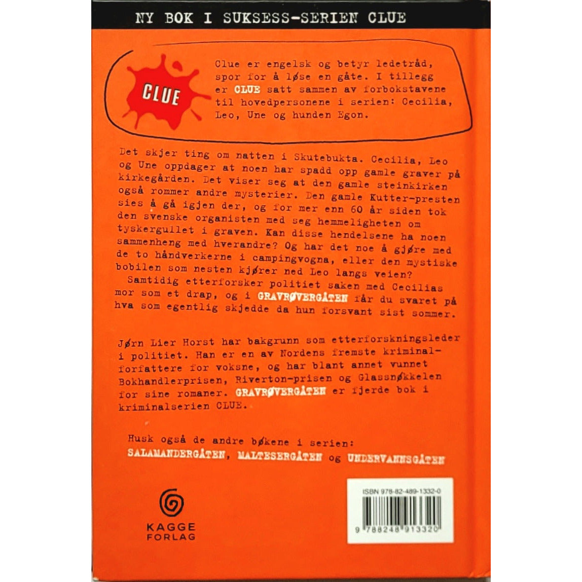 Jørn Lier Horst: Gravrøvergåten - Clue-serien 4 Brukt bok