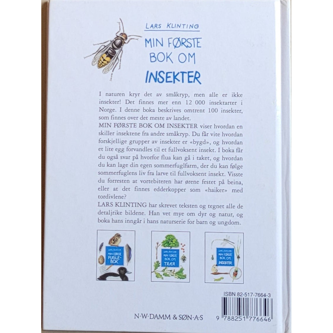 Klinting, Lars: Min første bok om insekter