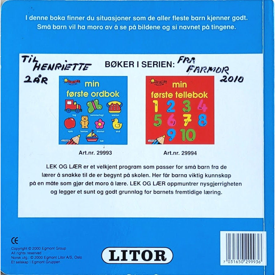 Min første ordbok