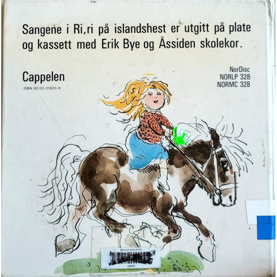 Gjerdrum, Anne-Lise: Ri, ri på islandshest