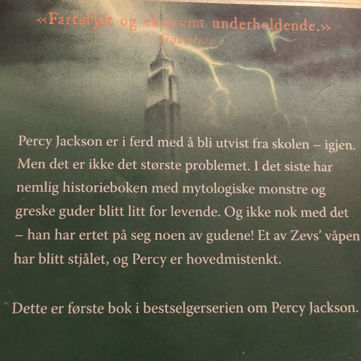 Riordan, Rick: Percy Jackson 1 - Lyntyven