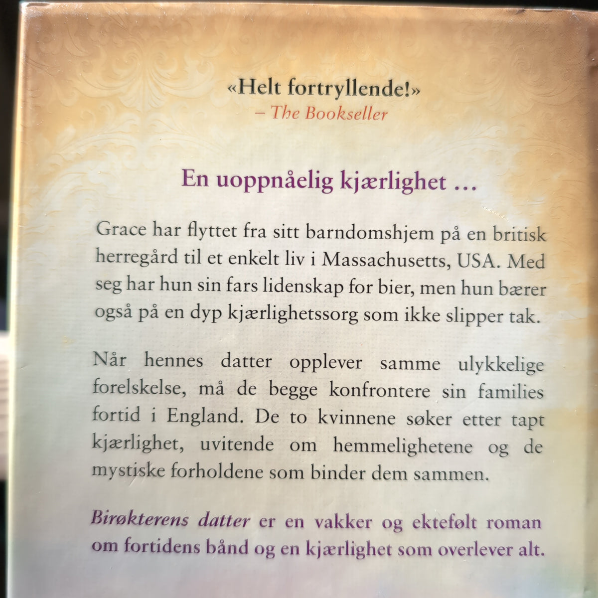Montefiore, Santa: Birøkterens datter