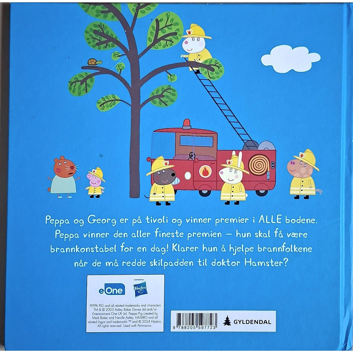 Peppa Pig - Peppas brannbil, bakside