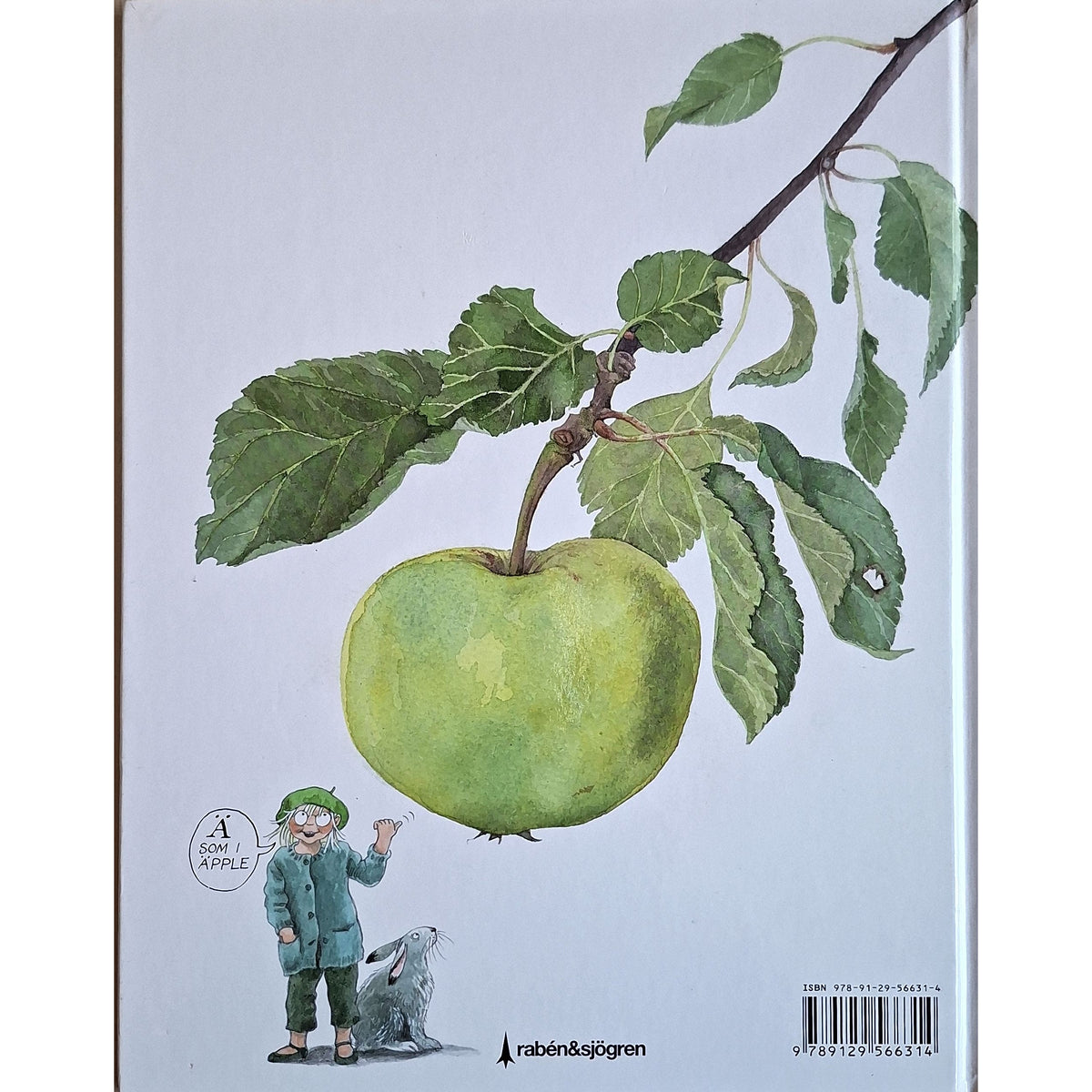 Majas alfabet (svensk utgave), bakside