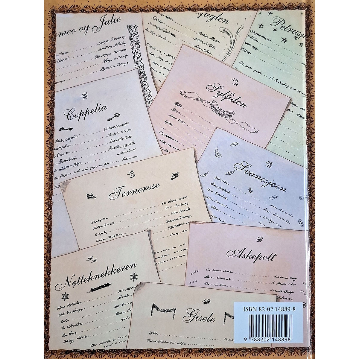 Eventyr fra balletten, bakside