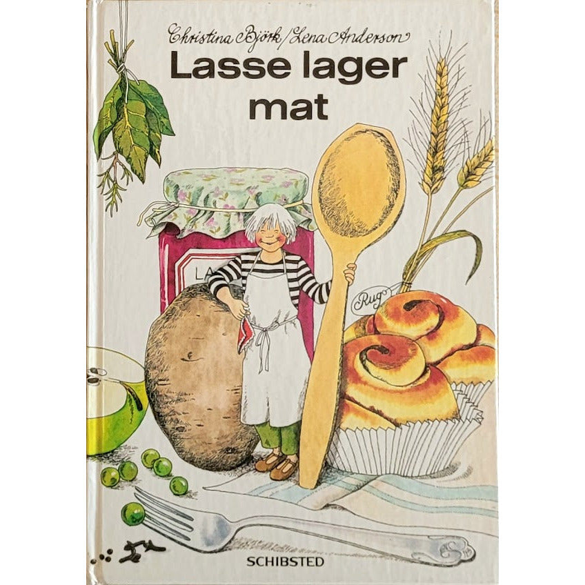 Lasse lager mat, brukte bøker av Christina Björk og Lena Anderson
