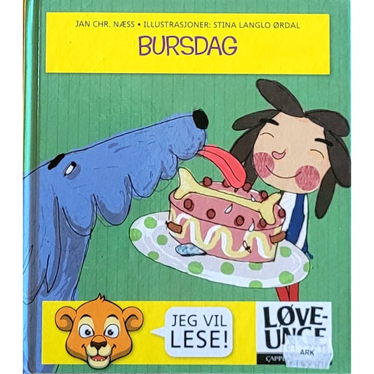 Løveunge - Jeg vil lese!: Bursdag - brukte bøker av Jan Chr. Næss