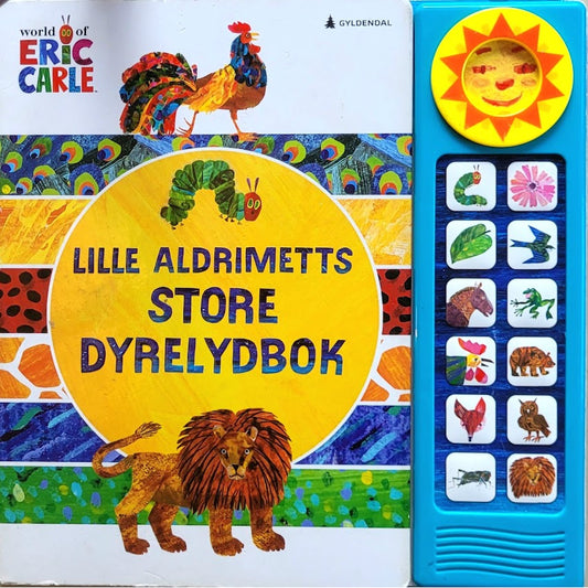 Lille Aldrimetts store dyrelydbok, brukte bøker av Eric Carle