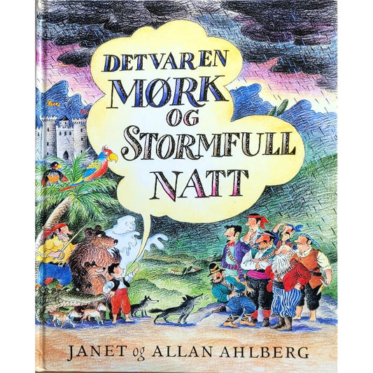 Det var en mørk og stormfull natt, brukte bøker av Janet og Allan Ahlberg