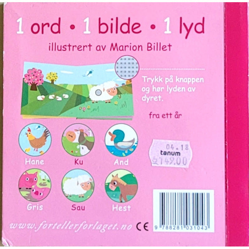 Billet, Marion: På gården - 6 dyrelyder