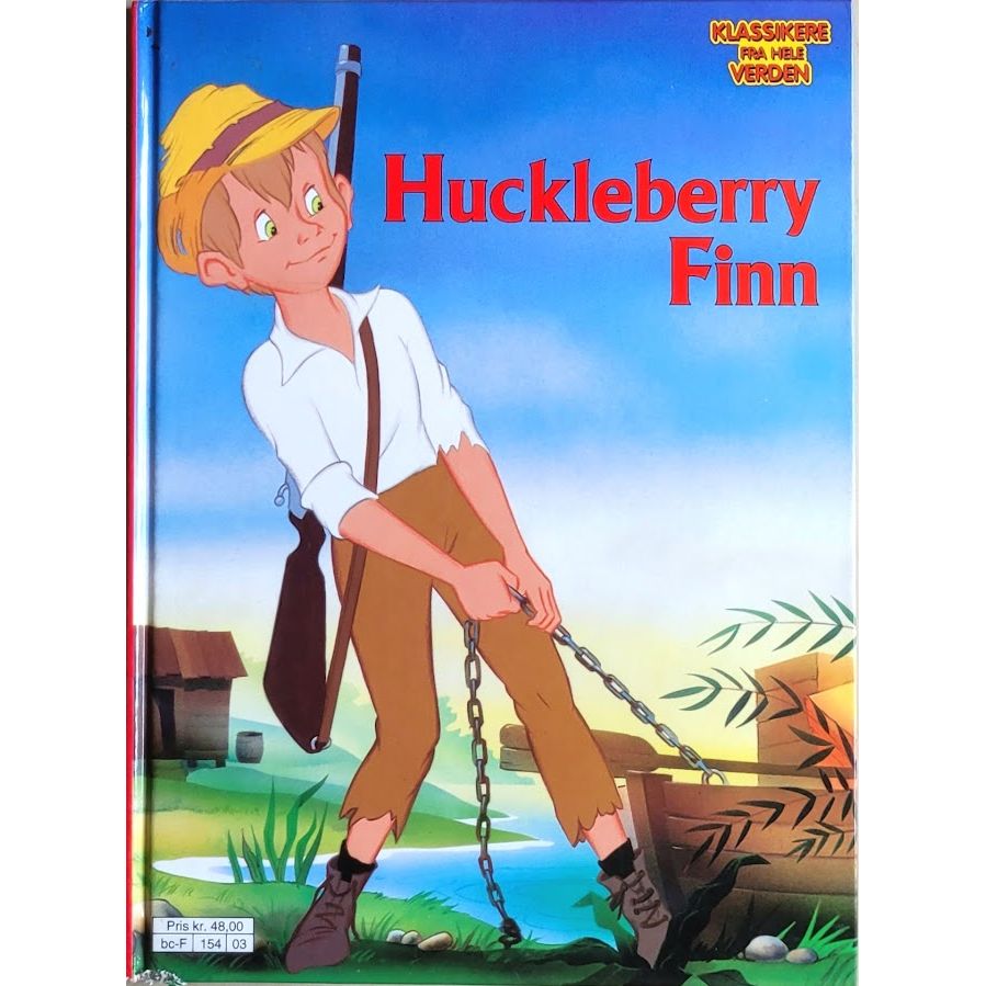 Huckleberry Finn av Mark Twain. Brukte bøker